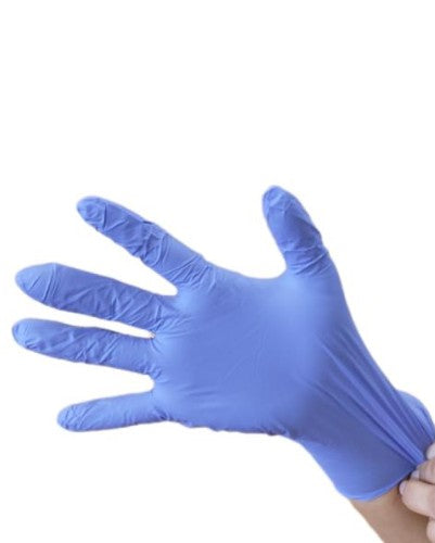 Blue Nitrile Gloves one 