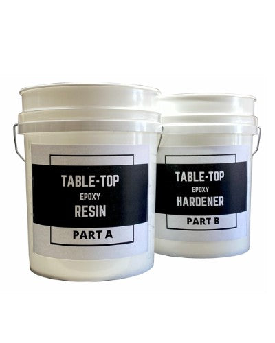 two plastic 5 gal pails  epoxy resin