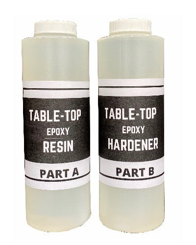 two plastic cylinder bottles epoxy resin